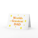 Worlds Greatest Dad cards