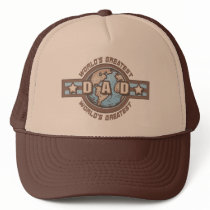 World's Greatest Dad Earth Logo T-shirts Gifts Hat