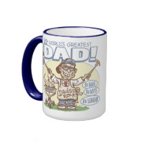 World's Greatest Dad Father's Day BBQ Gear Coffee Mug