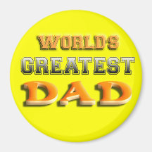 World's Greatest Dad Fridge Magnet