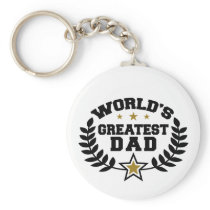 World's Greatest Dad Key Chain