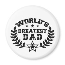 World's Greatest Dad Magnets