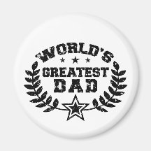 World's Greatest Dad Magnets