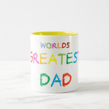World's greatest dad mug