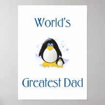 World's Greatest Dad (penguin) Posters
