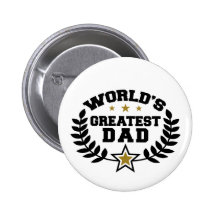 World's Greatest Dad Pins