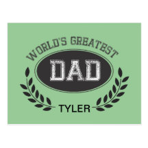 Worlds Greatest Dad Post Cards