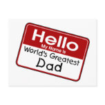 World's Greatest Dad Post Cards