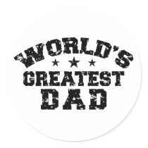 World's Greatest Dad Sticker