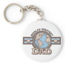 World's Greatest Dad T-shirts Gifts Key Chains
