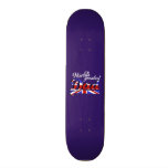 World's greatest dad with British flag - dark Skate Board Decks