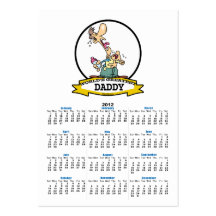 WORLDS GREATEST DADDY CARTOON BUSINESS CARD TEMPLATE
