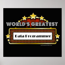 World's Greatest Data Programmer Poster