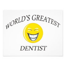 WORLD'S GREATEST DENTIST CUSTOM INVITATIONS