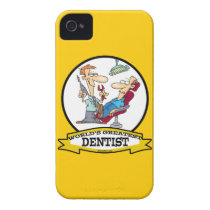 WORLDS GREATEST DENTIST MEN CARTOON IPHONE 4 COVER