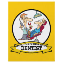 WORLDS GREATEST DENTIST MEN CARTOON FLYERS