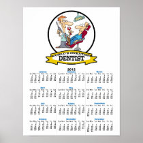 WORLDS GREATEST DENTIST MEN CARTOON POSTERS