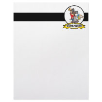 WORLDS GREATEST DIAPER CHANGER DAD CARTOON PERSONALIZED LETTERHEAD