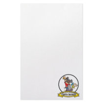 WORLDS GREATEST DIAPER CHANGER DAD CARTOON PERSONALIZED STATIONERY