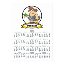 WORLDS GREATEST DIETER CARTOON BUSINESS CARDS