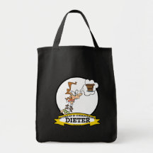 WORLDS GREATEST DIETER FEMALE CARTOON BAGS