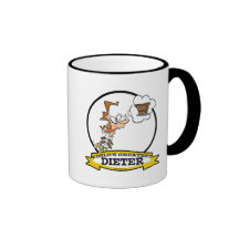 WORLDS GREATEST DIETER FEMALE CARTOON MUGS