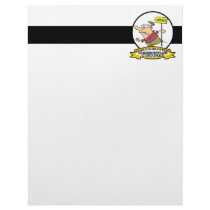 WORLDS GREATEST DISGRUNTLED CUSTOMER MEN CARTOON LETTERHEAD DESIGN