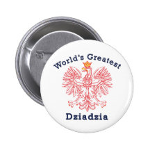 World's Greatest Dziadzia Eagle Pin