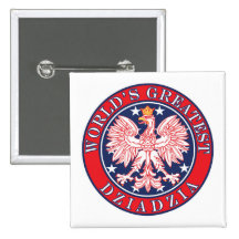 World's Greatest Dziadzia Pinback Buttons