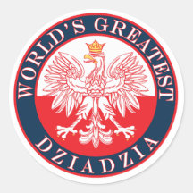 World's Greatest Dziadzia Stickers
