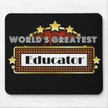 World's Greatest Educator Mousepads