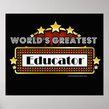 World's Greatest Educator Poster