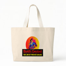 World's Greatest Electrician Tote Bags