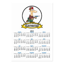 WORLDS GREATEST ELECTRICIAN MEN II CARTOON BUSINESS CARD TEMPLATES