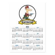 WORLDS GREATEST ELECTRICIAN MEN II CARTOON BUSINESS CARD TEMPLATES
