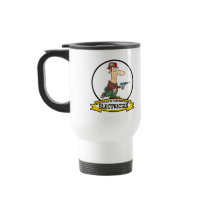WORLDS GREATEST ELECTRICIAN MEN II CARTOON COFFEE MUGS