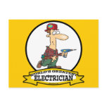 WORLDS GREATEST ELECTRICIAN MEN II CARTOON postcards