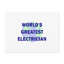 World's Greatest Electrician Post Cards