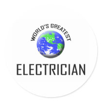 World's Greatest Electrician Stickers