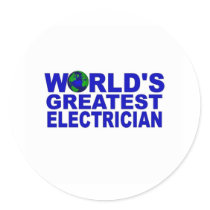 World's Greatest Electrician Stickers