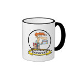 WORLDS GREATEST EMPLOYEE MEN CARTOON COFFEE MUGS