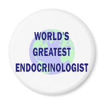 World's Greatest Endocrinologist Refrigerator Magnets