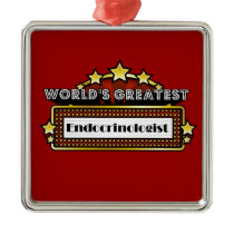 World's Greatest Endocrinologist Christmas Tree Ornament