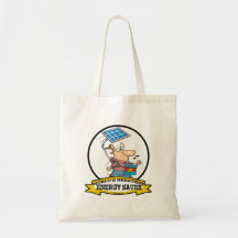 WORLDS GREATEST ENERGY SAVER MEN CARTOON CANVAS BAGS