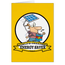 WORLDS GREATEST ENERGY SAVER MEN CARTOON CARDS