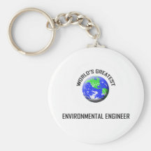 World's Greatest Environmental Engineer Key Chain