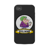 WORLDS GREATEST EVIL BOSS LADY CARTOON TOUGH IPHONE 4 COVERS