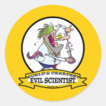 WORLDS GREATEST EVIL SCIENTIST MEN CARTOON STICKER