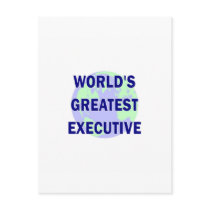 World's Greatest Executive Postcards