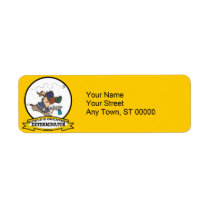 WORLDS GREATEST EXTERMINATOR MEN CARTOON CUSTOM RETURN ADDRESS LABEL